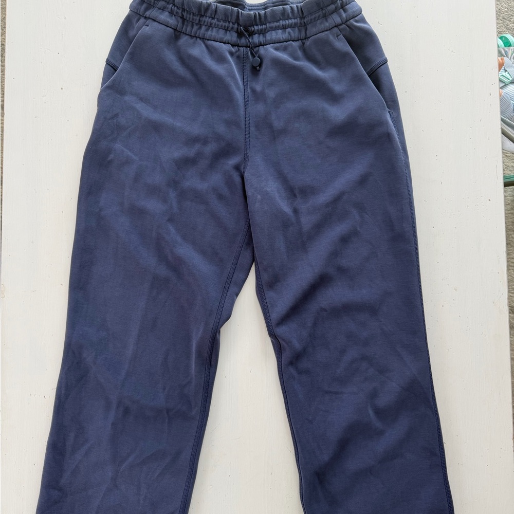 Lululemon Softstreme High Rise Pants Night Sea Size 6 Cropped Originally $118 - Picture 6 of 7
